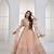 Peach Floral Embroidered Net Wear Lehenga Choli