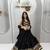 Black EmbroideryGamthi and sequin mirror lace Work Cotton Lehenga Choli Set