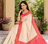white color contrast weaving border with allover weaving and rich weaved pallu silk blend saree