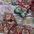 Lavender Color Embroidery Coding,Thread Dual Sequence Work And Real Mirror Work And Wedding Wear Saree