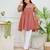 Floral printed pure cotton round neck co-ord set