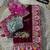 Maroon Color Embroidery Coding,Thread Dual Sequence Work And Real Mirror Work And Wedding Wear Saree