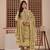 Floral printed pure cotton round neck kurta trouser & dupatta set