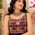 black rayon cotton navratri kediya lehenga set- free size