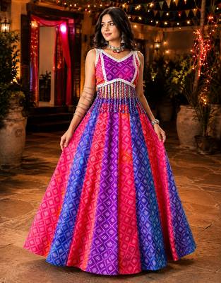navratri chaniya choli for multi- free size 1