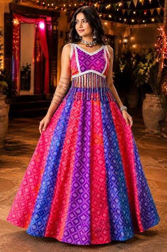 navratri chaniya choli for multi- free size