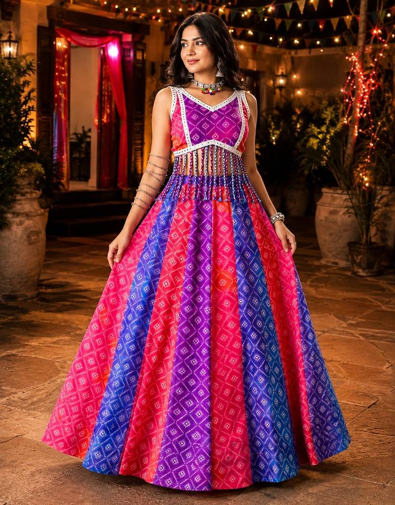 navratri chaniya choli for multi- free size