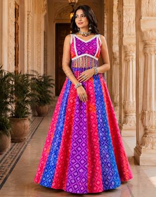 navratri chaniya choli for multi- free size 2