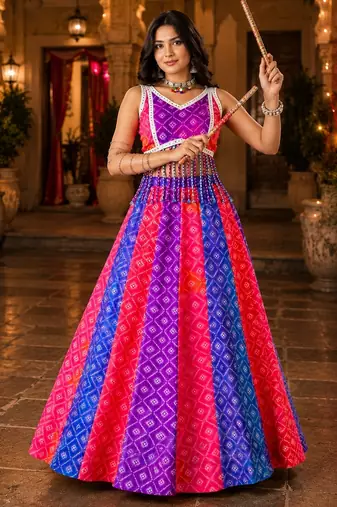 navratri chaniya choli for multi- free size