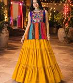 mirror work chaniya choli for navratri festival- free size