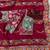 Rani Pink Color Embroidery Coding,Thread Dual Sequence Work And Real Mirror Work And Wedding Wear Saree