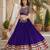 purple gamthi mirror work lehenga choli- free size