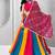 Multi Miror work Embroidery sequin thread work Cotton Lehenga Choli Set
