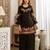 Floral embroidered pure cotton round neck co-ord set