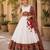 red full set stitched chaniya choli patch work- free size