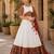 red full set stitched chaniya choli patch work- free size
