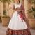 red full set stitched chaniya choli patch work- free size