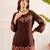 Floral embroidered pure cotton round neck co-ord set