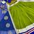Parrot Green Embroidery sequin ribbin and lampi lace Work Cotton Lehenga Choli Set