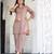 Floral embroidered pure cotton round neck co-ord set