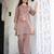 Floral embroidered pure cotton round neck co-ord set
