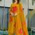 Floral printed pure cotton v neck kurta trouser & dupatta set