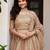 Cream Embroidery And sequin Work Silk Blend Lehenga Choli Set