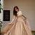 Cream Embroidery And sequin Work Silk Blend Lehenga Choli Set