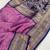 lavender color rich contrast weaving pallu and border kanchi weaving buttis on border silk blend saree