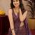 brown lilen print work 1 minute ready to wear saree with unstitched blouse piece