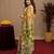 multy color lilen print work 1 minute ready to wear saree with unstitched blouse piece