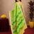 parrot lilen print work 1 minute ready to wear saree with unstitched blouse piece