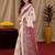 white wine lilen print work 1 minute ready to wear saree with unstitched blouse piece