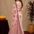 White lilen print work 1 minute ready to wear saree with unstitched blouse piece