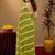  mehendi chanderi cotton blend printed work 1 minute ready to wear saree with unstitched blouse piece