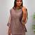 Mauve silk blend embroidered co-ord set