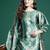 Ethnic Motifs Pure Silk Kurta with Trousers & With Dupatta