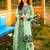 Light-green rayon embroidered palazzo set