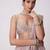 Ash Pink 5MM Sequins + Paper Mirror with Zari Embroidered Organza Silk Wedding Lehenga Choli