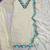 Off-white organza embroidered kurta set