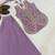 Lavender silk blend embroidered sharara set