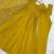 Yellow chanderi embroidered anarkali set