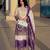 Multicolor georgette embroidered palazzo set