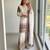 Multicolor georgette embroidered palazzo set