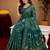  teal chanderi cotton blend printed work 1 minute ready to wear saree with unstitched blouse piece