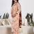 Floral Embroidered Thread Work Pure Cotton Kurta With Trousers & Dupatta