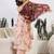 Floral Embroidered Thread Work Pure Cotton Kurta With Trousers & Dupatta