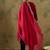 Ethnic Motifs Embroidered Regular Velvet Straight Kurta with Trousers & Dupatta