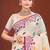 Sangam prints purple cotton blend woven work traditional saree