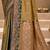 Sangam prints olive gold soft silk blend woven work traditional saree